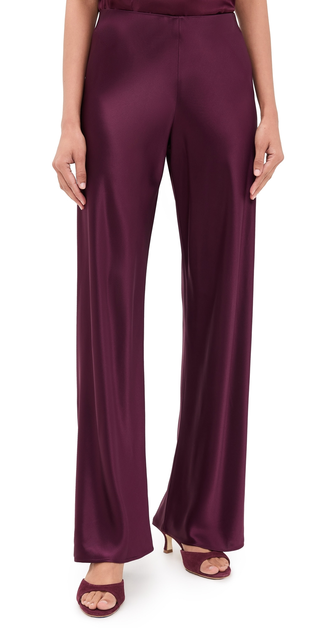 CAMI NYC Bristol Mid Rise Pants Blackberry XS | Shopbop