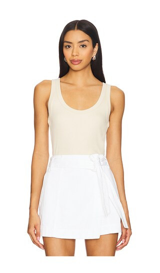 Veronica Beard Birke Tank in Ivory. - size S | Revolve Clothing (Global)