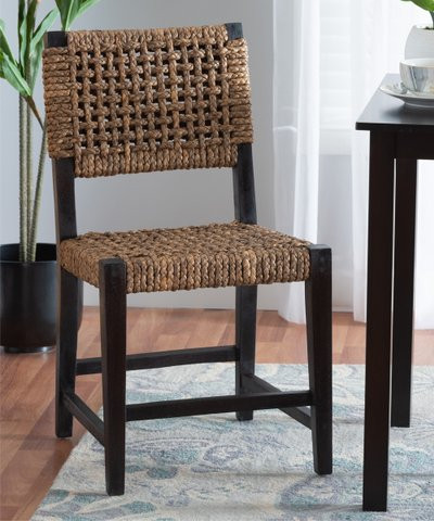 Baxton Studio Dark Brown & Natural Brown Alise Dining Chair | Zulily