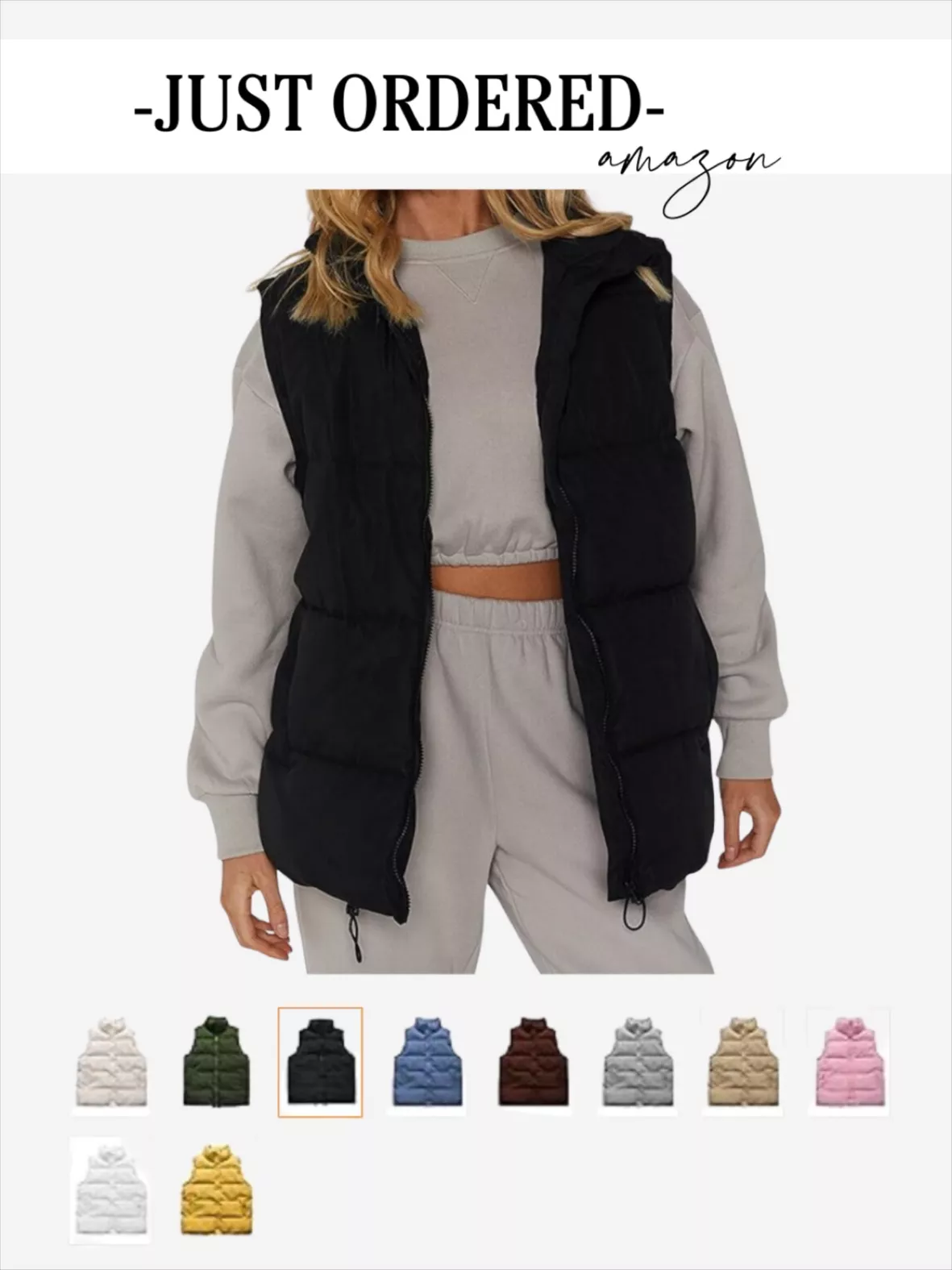 Athlisan Womens Zip Up Puffer Vest … curated on LTK