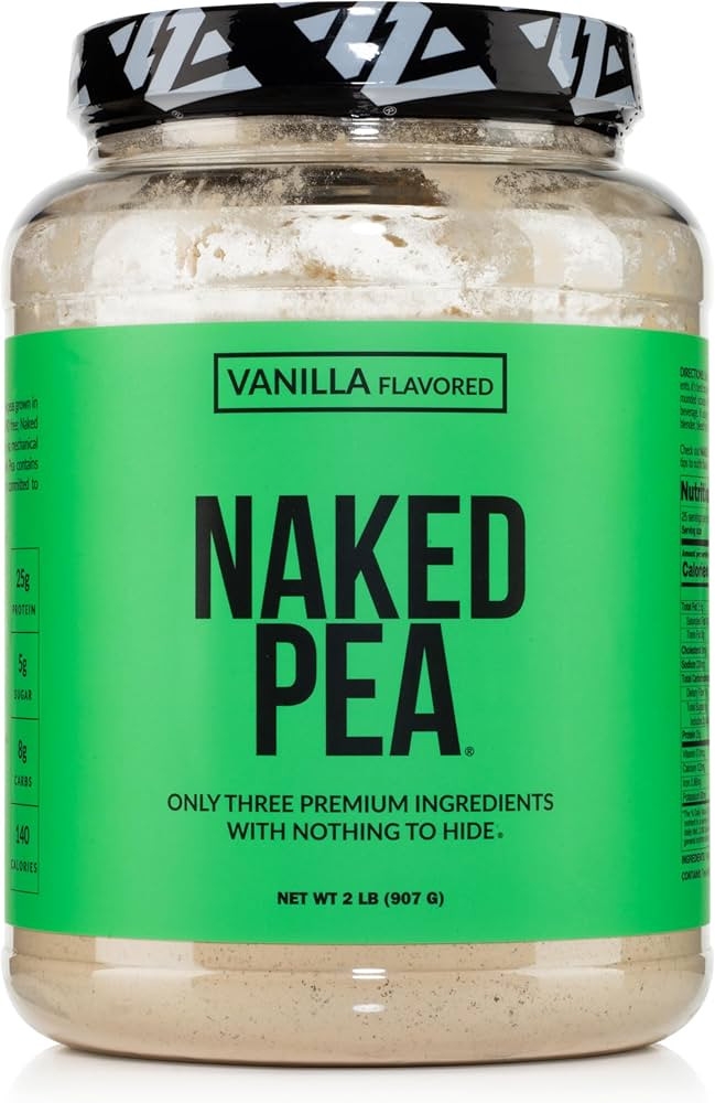 Naked Vanilla Pea Protein Isolate from North American Farms, Only 3 Ingredients, Vanilla Vegan Pr... | Amazon (US)