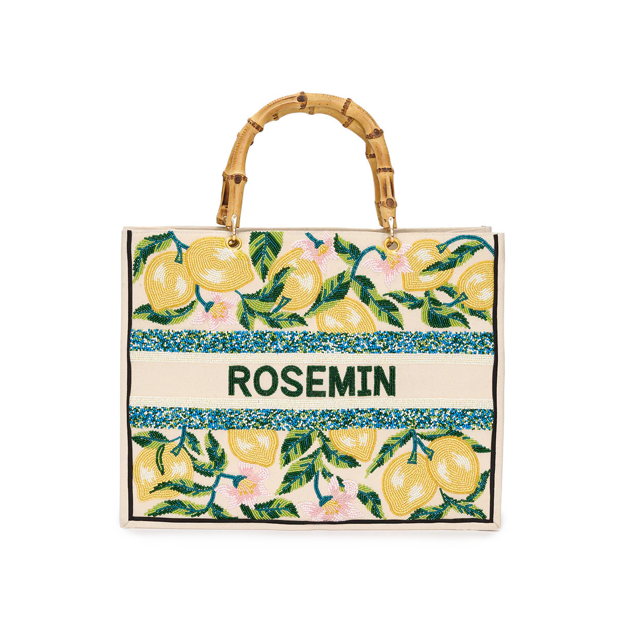 The Juliana Citron Beaded Tote | Lily and Bean