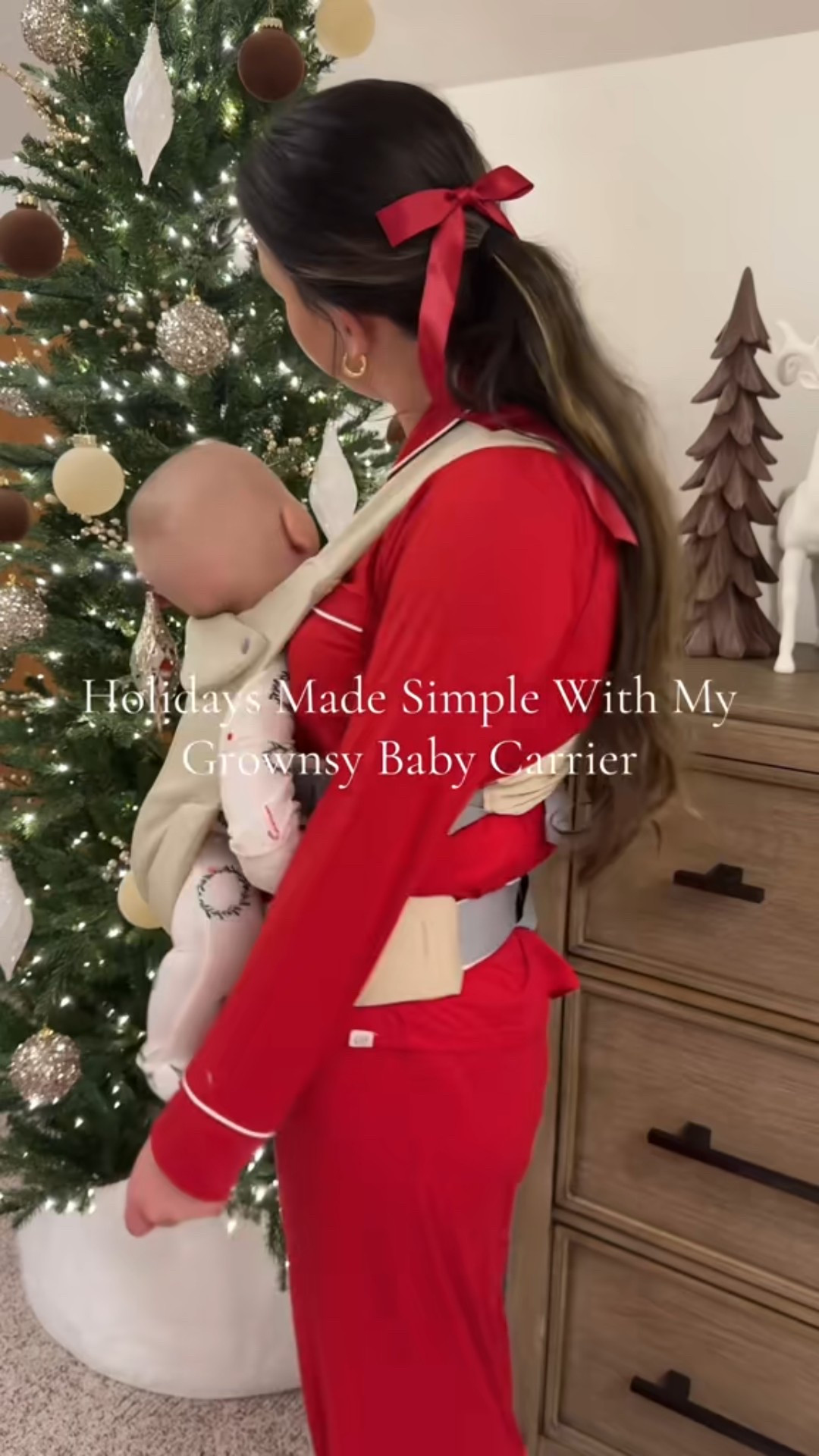 Baby’s first Christmas has been the best one yet! 🎄🎅🏼 This Grownsy baby carrier has been so helpful during the busy holiday season, and it’s so  soft and comfortable! Use my discount code KELSEY019 for 20% off on Amazon! 

🔗 Link in bio under Amazon Storefront  l  LKT  #grownsybabycarrier #babywearing #amazonfinds #babyregistrymusthaves #momhacks 

#LTKmomlife #LTKBump #LTKBaby