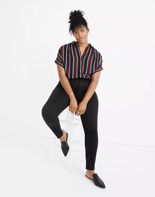 Petite Curvy High-Rise Skinny Jeans in Carbondale Wash | Madewell