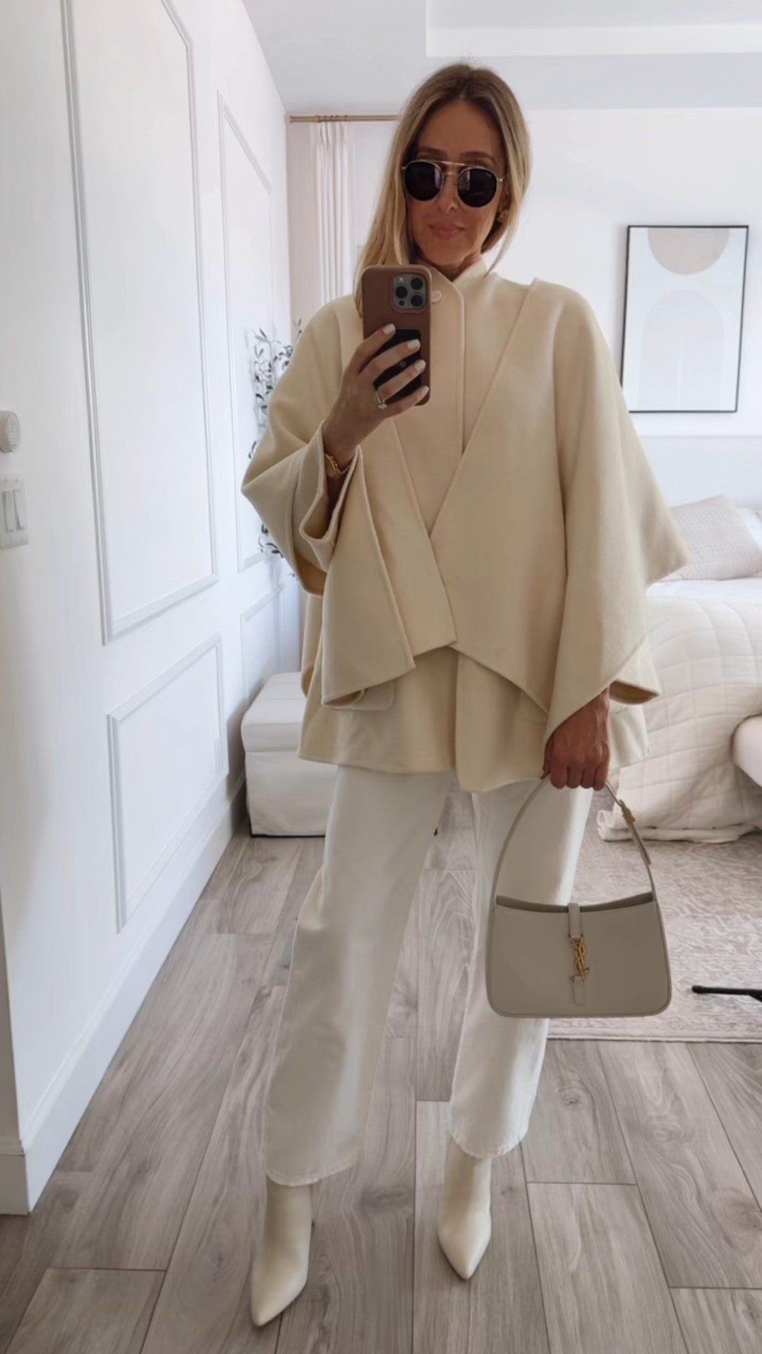 Gorgeous coat from Zara!
I’m in love with this so much, it’s super elegant and has this beautiful cape! I matched with neutrals pants and high boots. Everything fits true to size and I am wearing size small 
For spanx use code ALINEXSPANX for 15% off 
Lip liner shade 21 throwing beige and lip oil shade azalea 

#LTKU #LTKStyleTip #LTKSeasonal