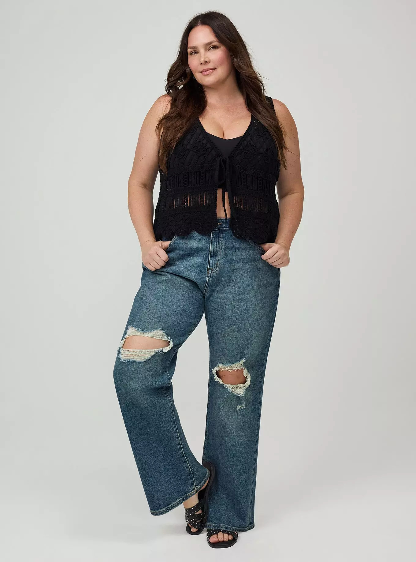 Baggy High-Rise Straight Jean | Torrid (US & Canada)