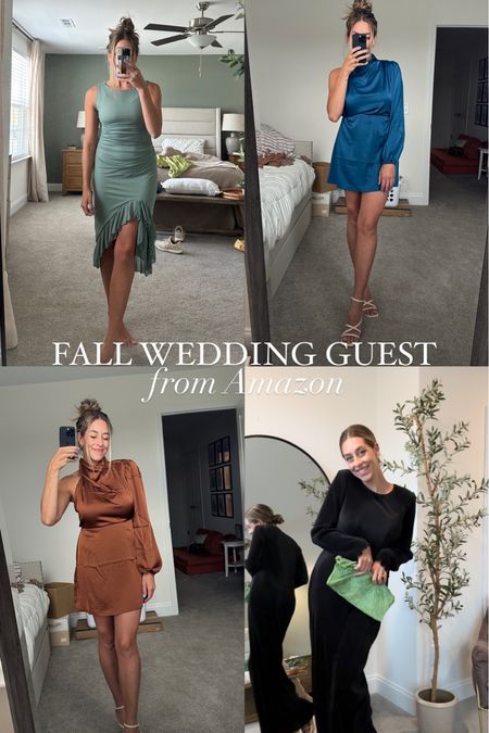 Fall wedding guest dresses from Amazon - amazon finds for fall outfits weddings - wedding guest dress 

#LTKwedding #LTKSeasonal #LTKstyletip