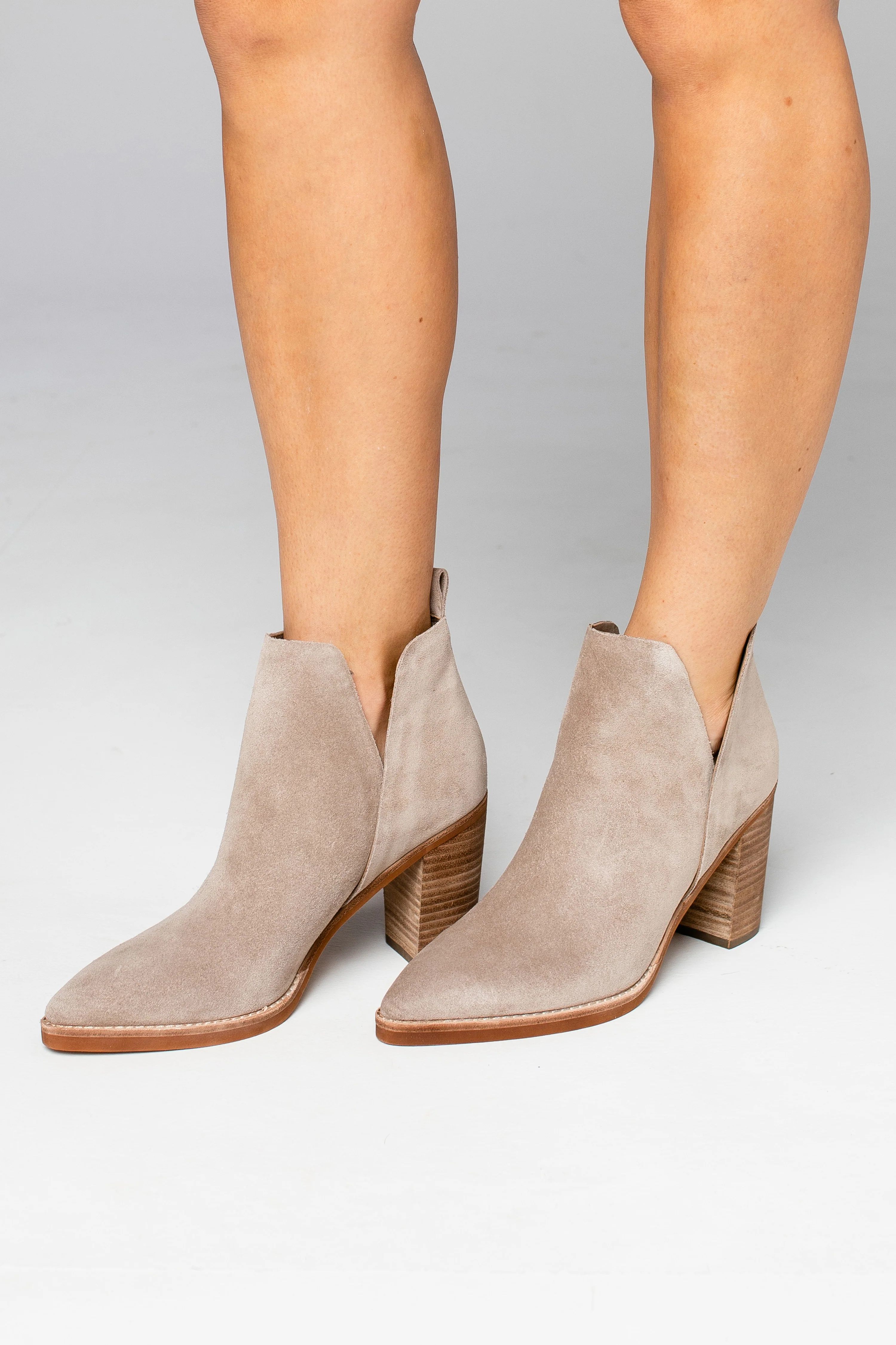 Shannon Booties - Taupe | BuddyLove