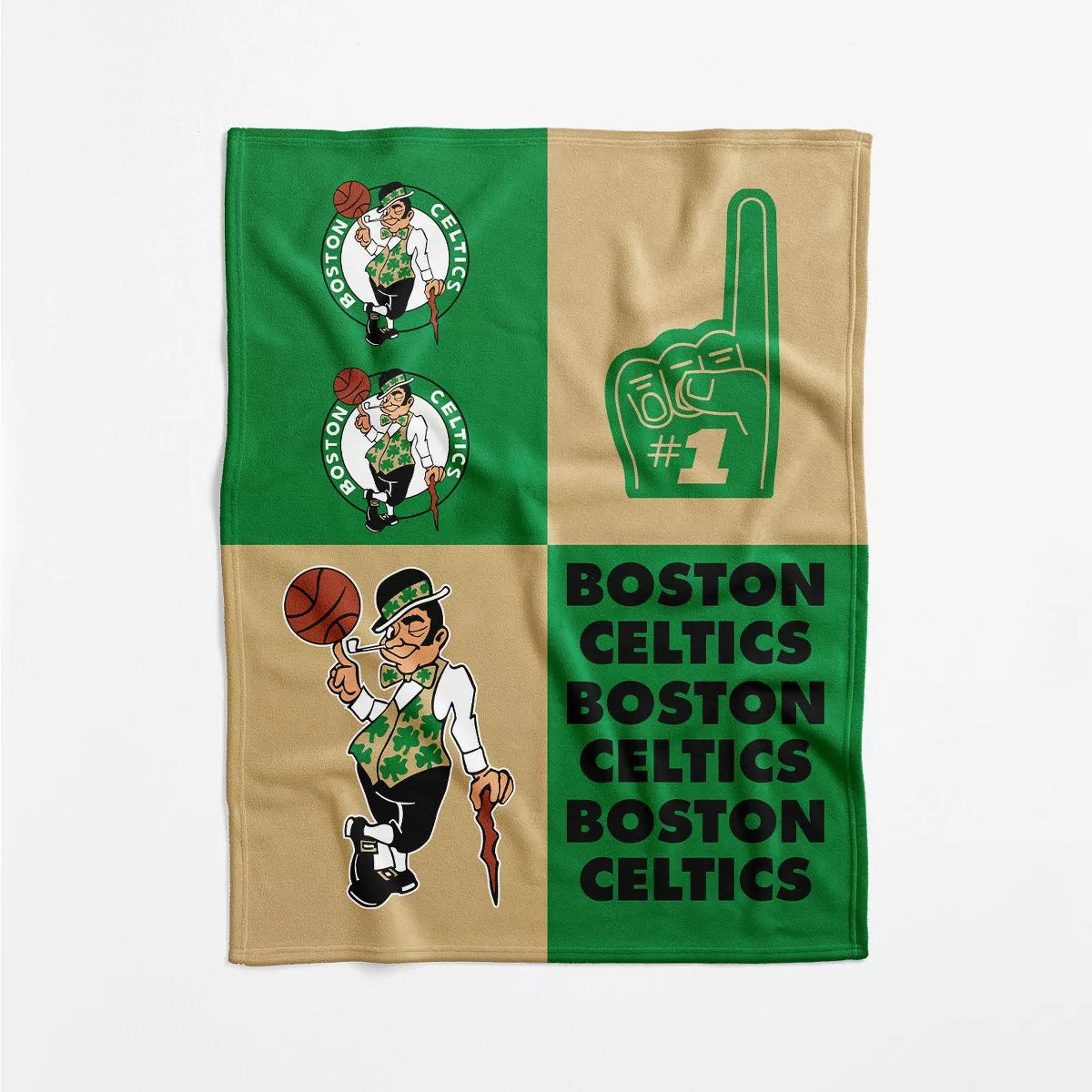 NBA Boston Celtics Domino Swaddle Blanket | Target