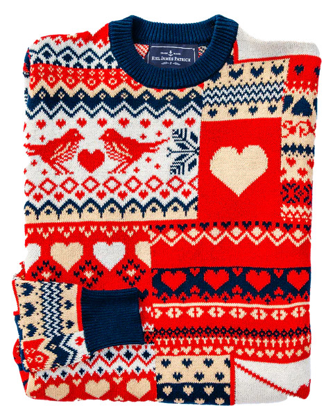 Valentine Patchwork Sweater | Kiel James Patrick