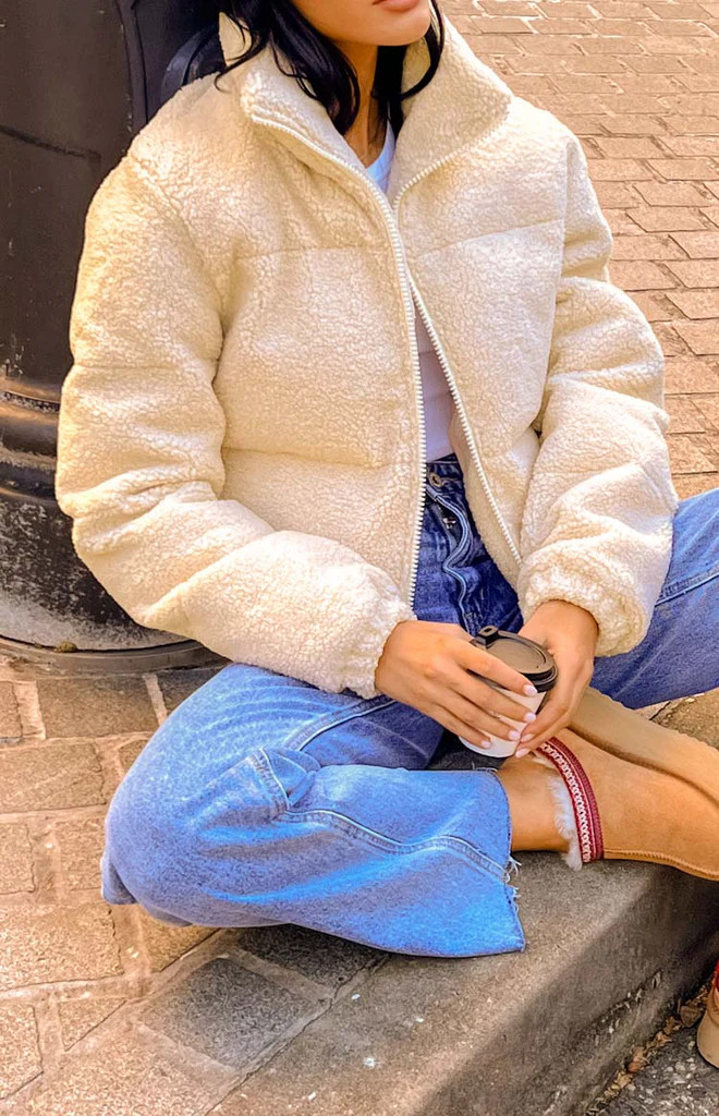 Laria Teddy Puffer Jacket | Beginning Boutique (AU)