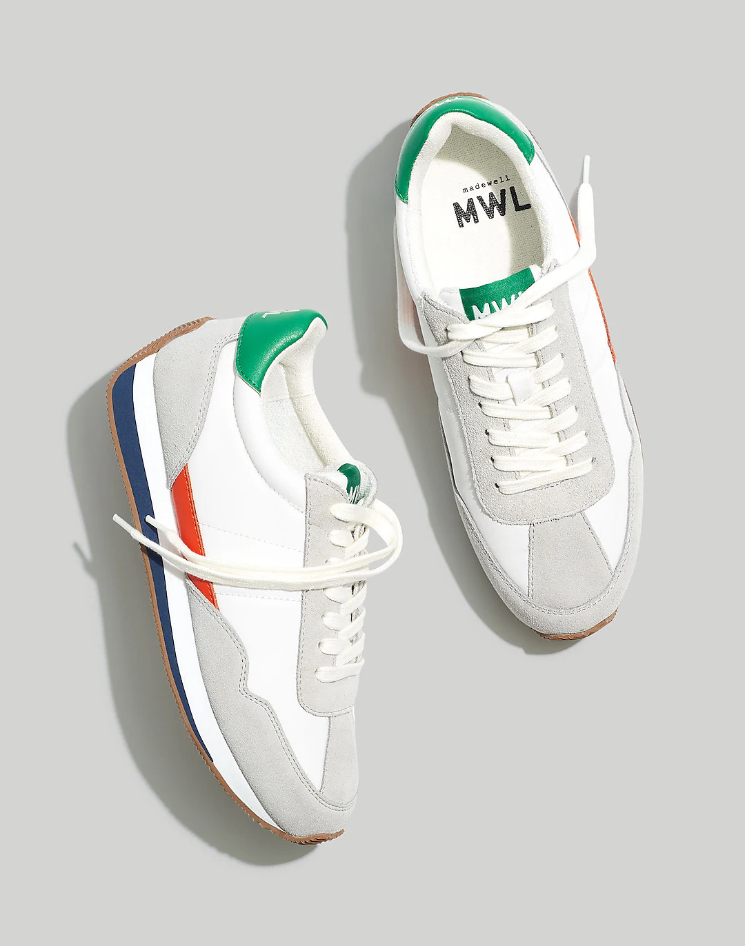 League Sneakers in Colorblock Leather & Suede | Madewell