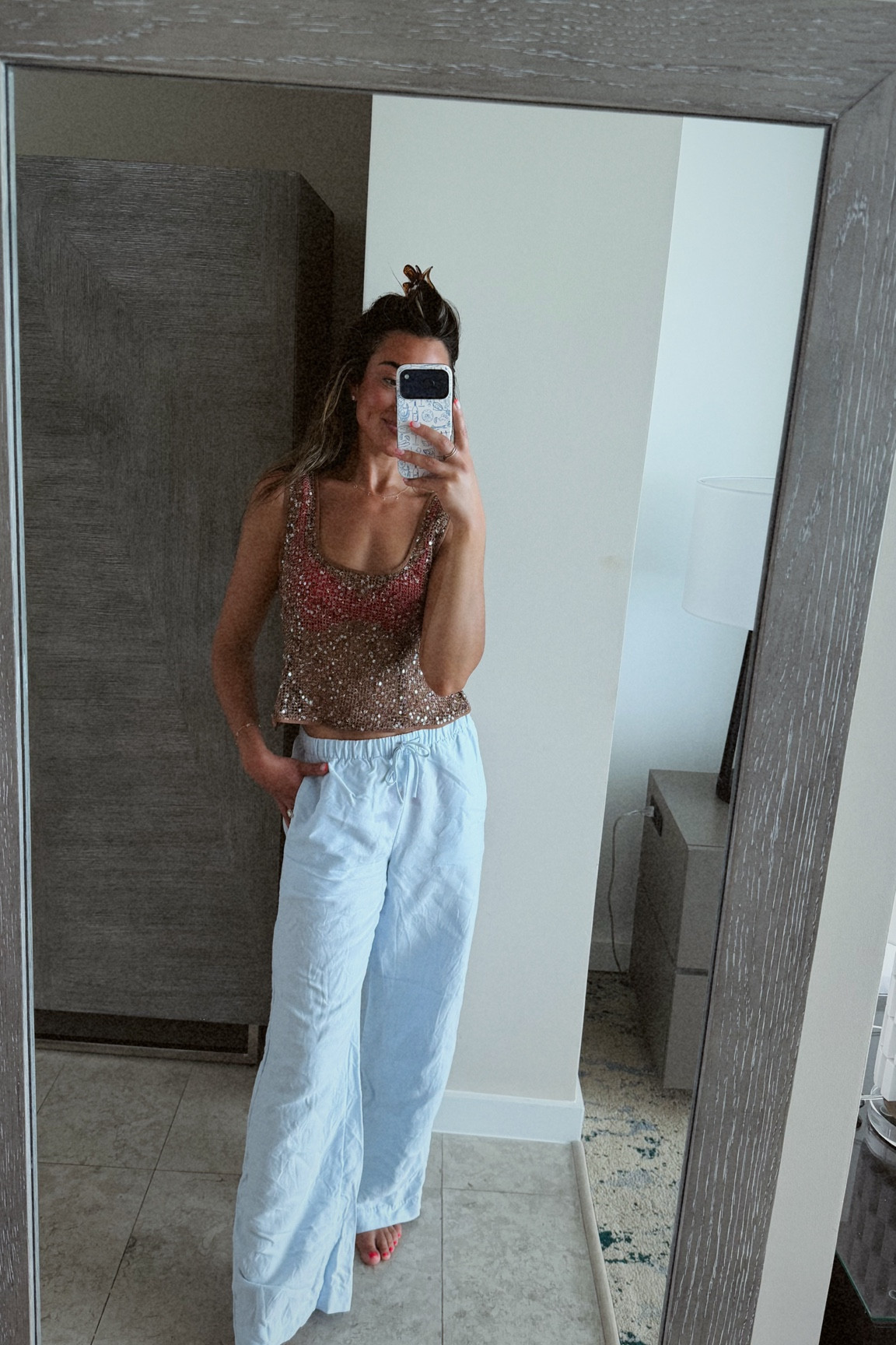 This top is sold out but they have other similar products!! 