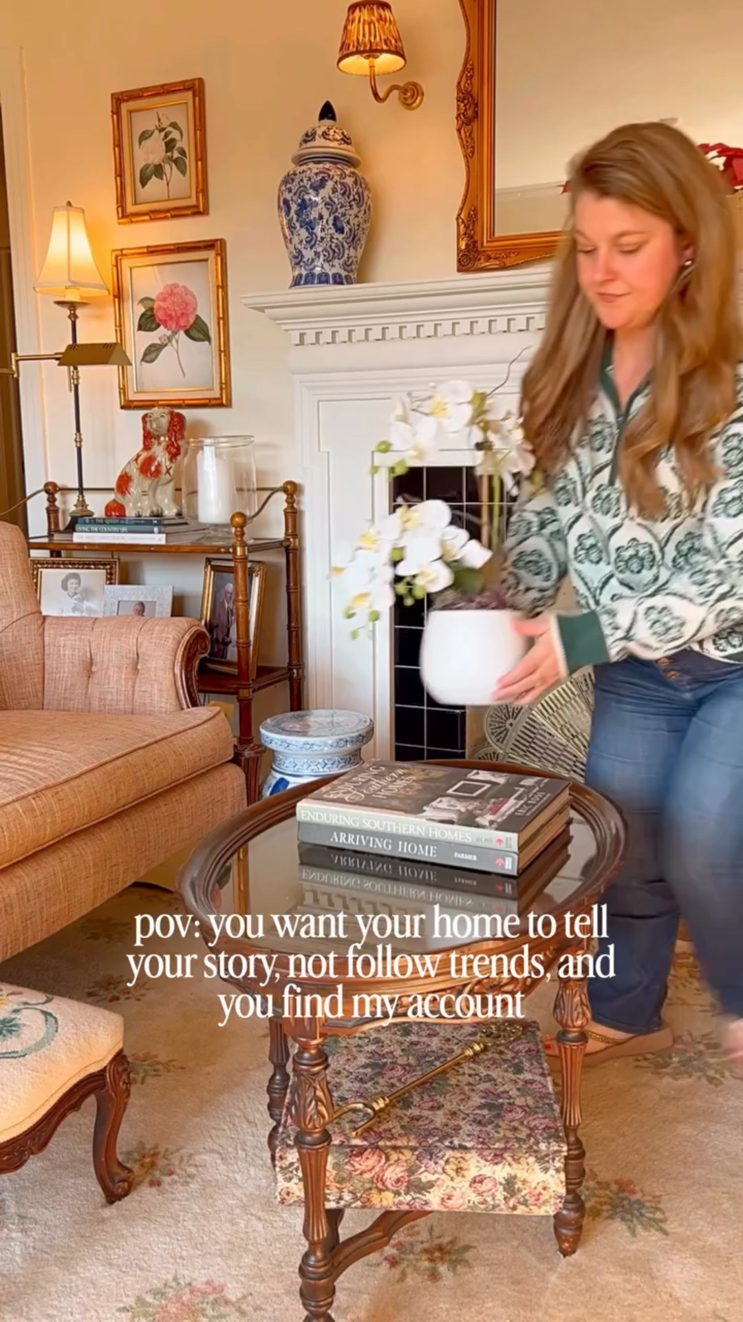 If you’ve ever felt disconnected from trend cycles, this space is for you..

I believe homes are meant to hold stories, not just styles. And the pieces we choose to keep…the ones passed down, thrifted, remembered, and loved…say more about us than anything new ever could.

Your home doesn’t need to keep up.
It just needs to reflect you.

If you’re learning how to live with meaning, sentiment, and intention right where you are, welcome. You’re in the right place. 

#storykeeperstyle #meaningfulhomedecor
•
•
•
•
•
•
Vintage Decor | Home Inspiration | Collected Home | Traditional Home | Sentimental Style | Curating Joy | The Sentimental Decorator | Joyful Rituals of Home | Sentimental Home | Homes with a Story
#thesentimentaldecorator #sentimentalstyle  #sentimentaldecor