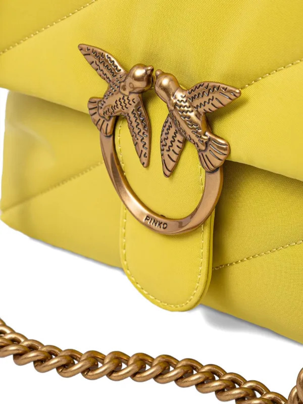 PINKO Baby Love Cross Body Bag | Yellow | FARFETCH | Farfetch Global