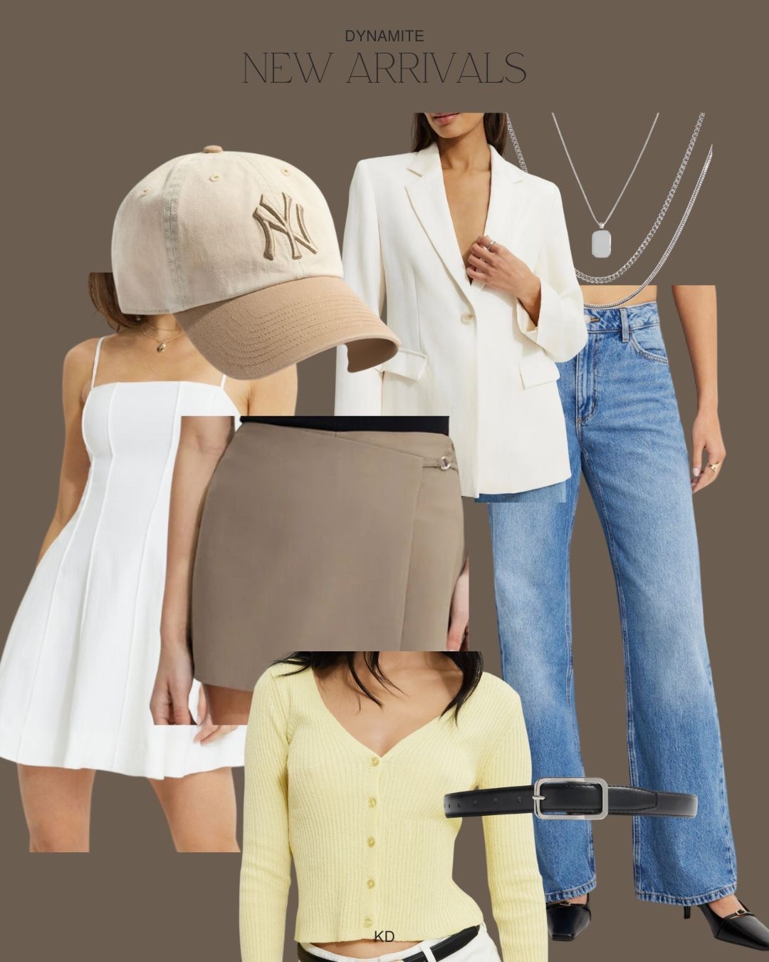 Dynamite Clothing: New Arrivals

Spring outfit, summer outfit, spring style, butter yellow, classic basics, basic outfit details, belt, baseball cap, yankee ball cap, neutral style pieces, silver jewelry, white blazer, daily ootd, spring favourite, Mother’s Day finds, Canadian fashion finds, Canadian clothing 

#LTKSeasonal #LTKStyleTip #LTKFindsUnder100