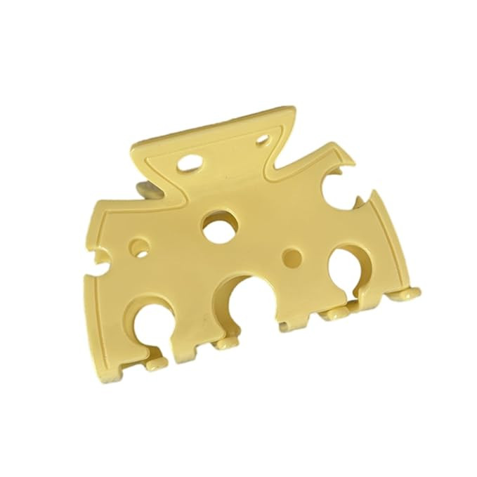 Cheese Hair Clip,Acetate Claw Clips,Hair Clips for Women,Yellow | Amazon (US)