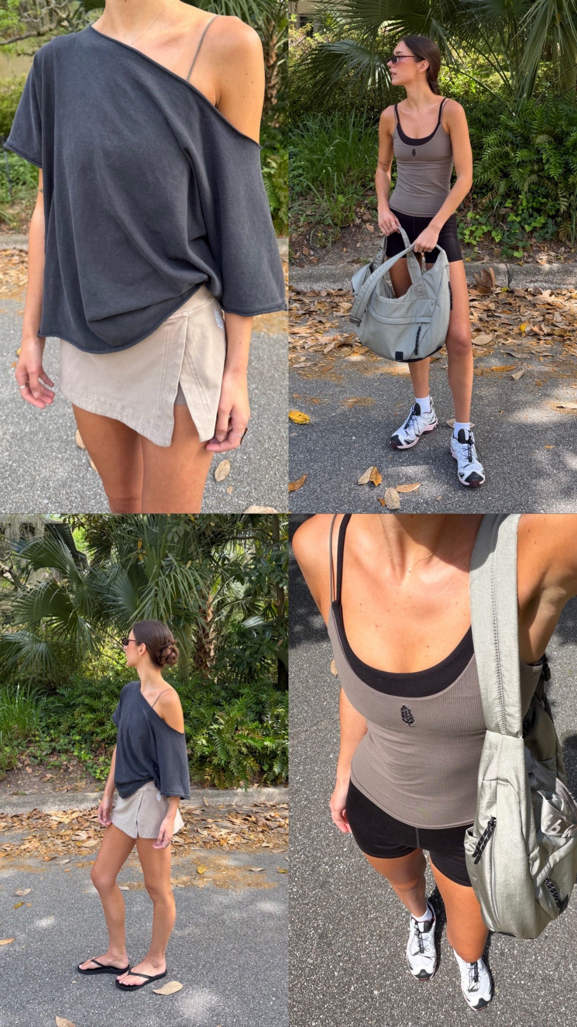 Styling @fpmovement for spring - wearing an xs in everything #fpmovementpartner 