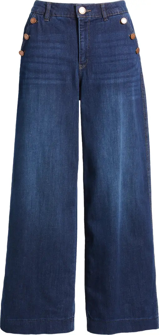 'Ab'Solution Sailor Wide Leg Jeans | Nordstrom