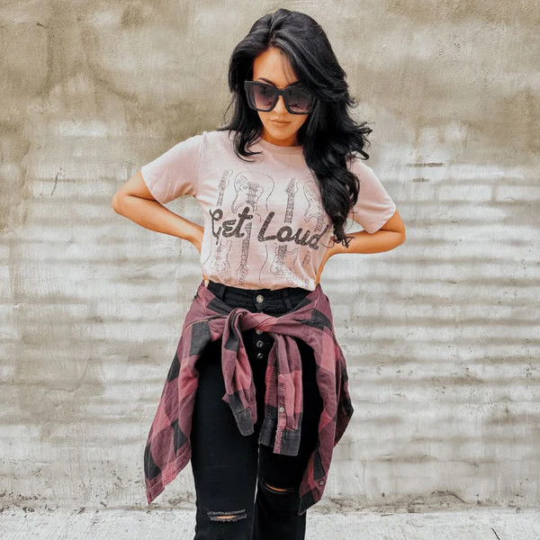 Get Loud Guitar Tee | Mountain Moverz