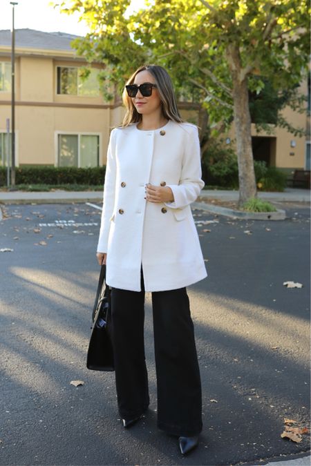 Classic winter/work outfit 
Coat - Ann Taylor xs 
Pants - Ann Taylor 
Tote - Mango 
Sunglasses- Celine 

#LTKsalealert #LTKworkwear #LTKstyletip