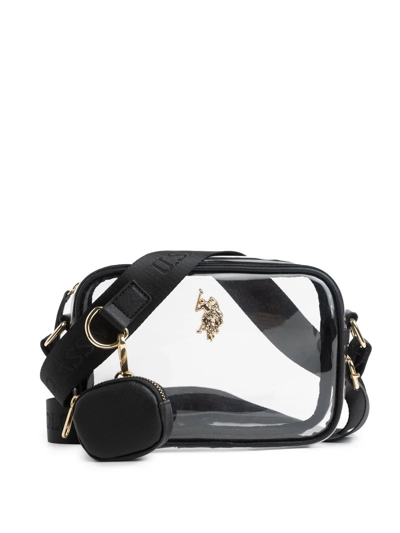 U.S. Polo Assn. Women's Signature Crossbody Bag, Clear | Walmart (US)