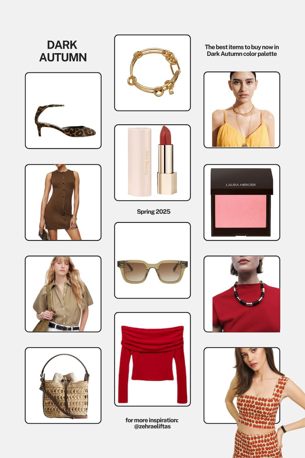 The best items to buy if you're a DARK AUTUMN! #DarkAutumn #Colorpalette #SpringFashion  

 #LTKSeasonal #LTKStyleTip #LTKBeauty