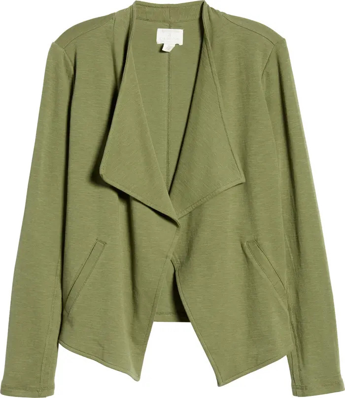 Caslon® Drape Collar Knit Blazer | Nordstromrack | Nordstrom Rack