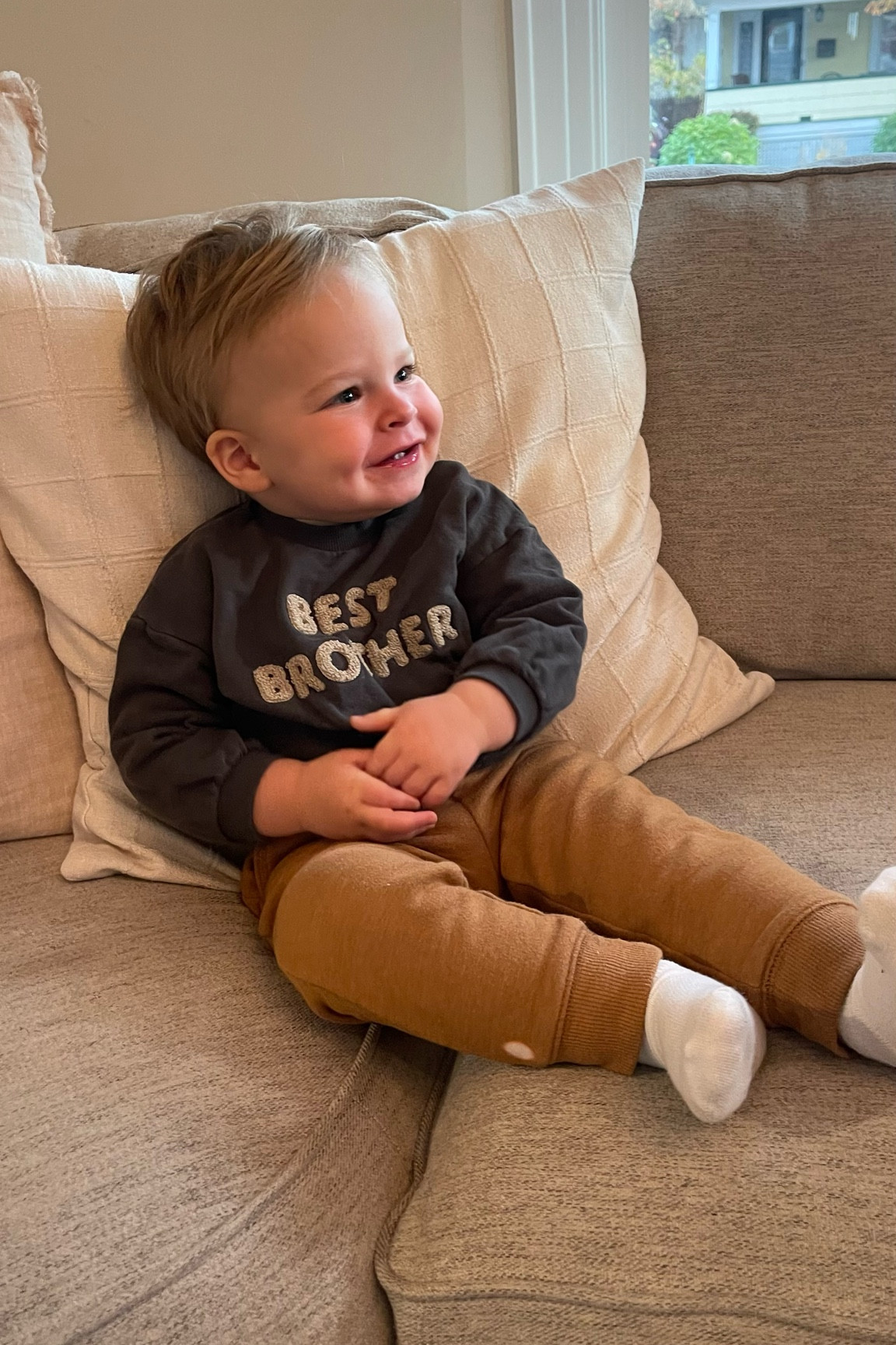 Best brother for big brother announcement new baby H&M target comfy clothes toddler basics 

#LTKBaby #LTKFamily #LTKKids