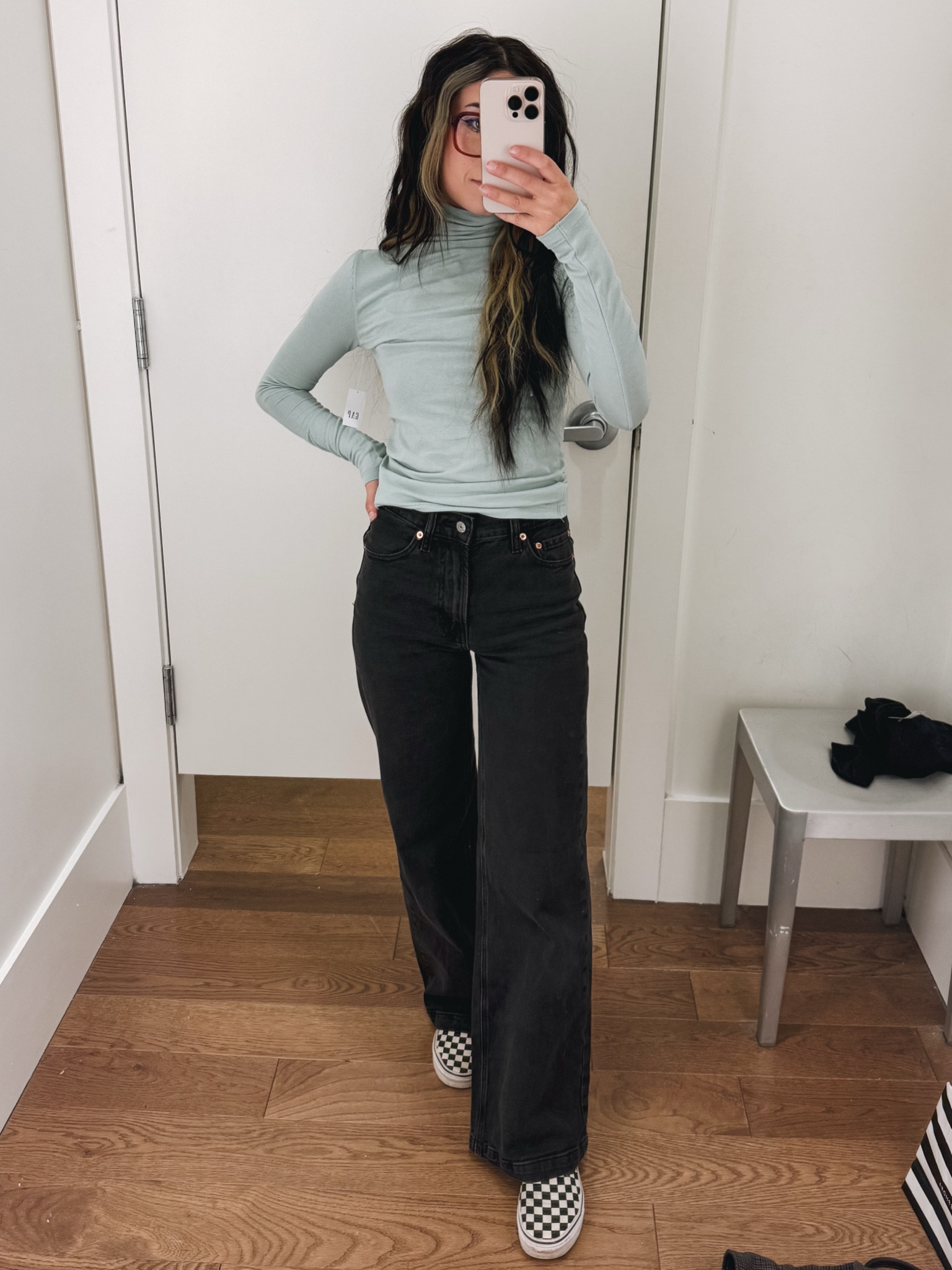 Purchasing the turtleneck and pants in every available color 👹