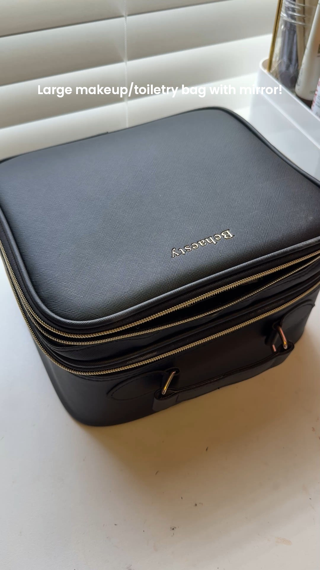 My newest travel find! A toiletry/makeup bag with a built-in mirror! The mirror has lights and it’s rechargeable! I tagged the larger version as well!
#Makeup #MakeUpBy #MakeUpHall #TravelAccessories #TravelFines #TravelHacks

#LTKTravel