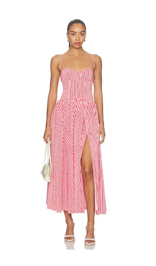Roma Dress in Red And White Gingham | Revolve Clothing (Global)