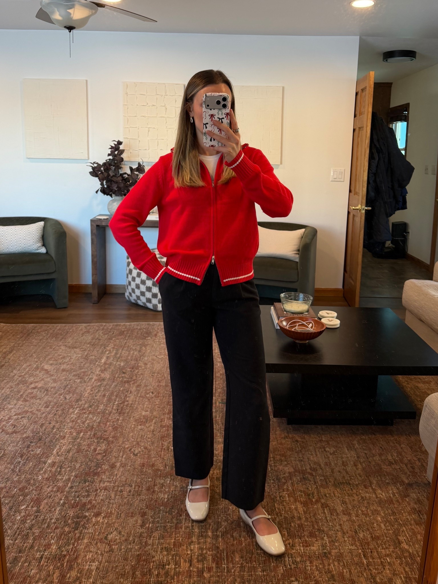 Last minute Walmart find! So cute for Valentine’s Day! Wearing size medium

Work style, business casual, zip up sweater, red sweater

#LTKValentine #LTKootd #LTKWorkwear