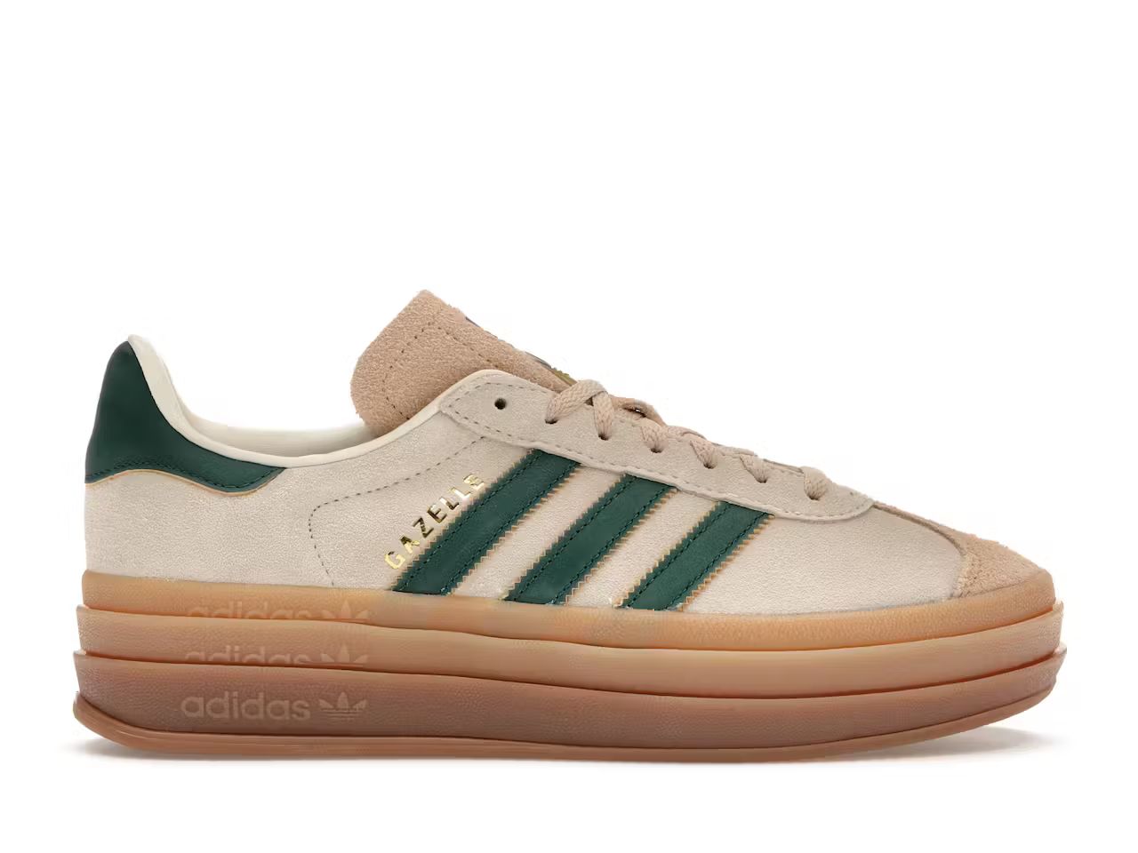 adidas Gazelle BoldMagic Beige Collegiate Green (Women's) | StockX