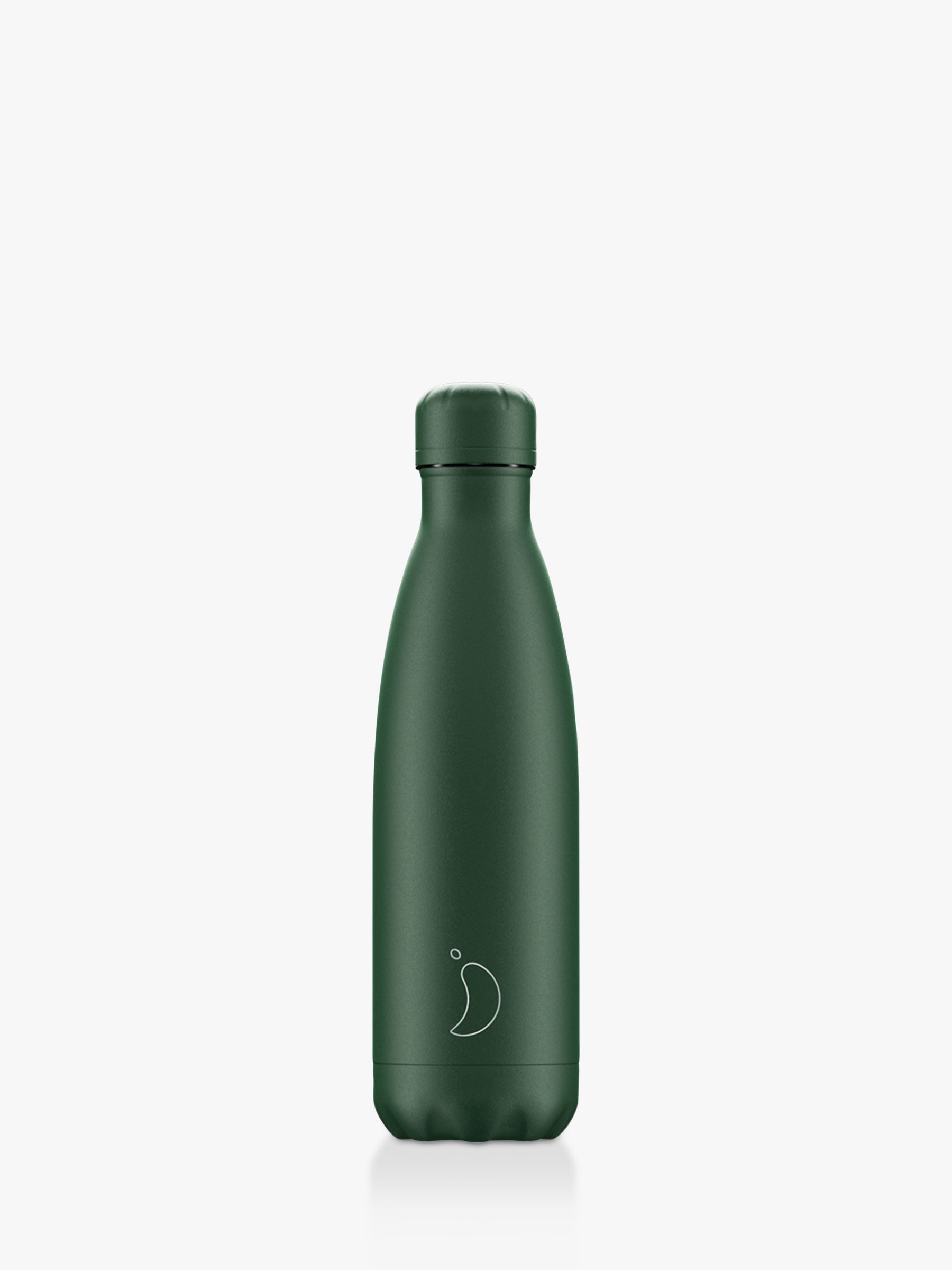 Chilly's Vacuum Insulated Leak-Proof Drinks Bottle, 500ml, All Green | John Lewis (UK)