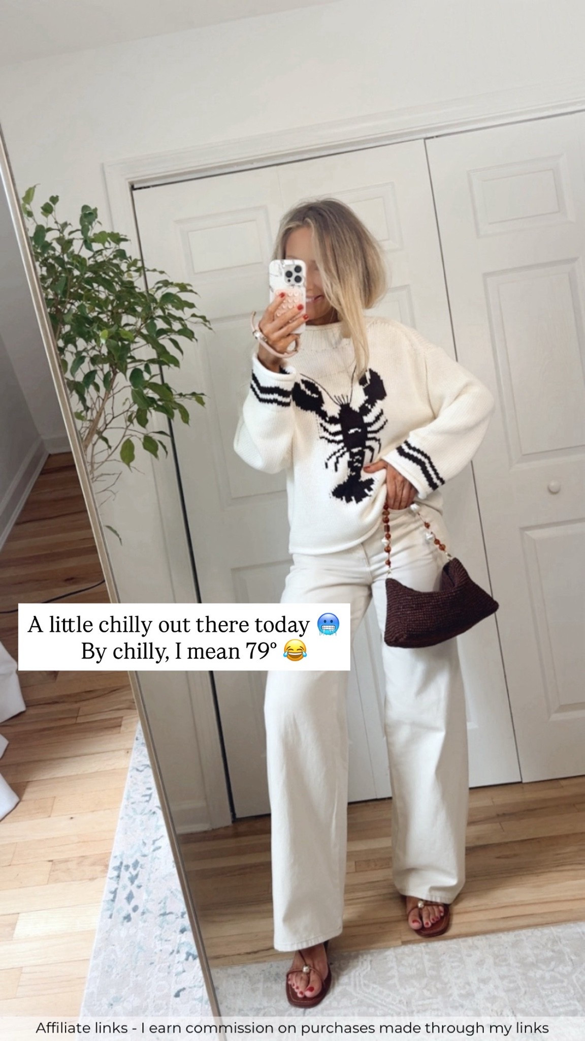 Affiliate links - I earn commission on purchases made through my links 

J.Crew summer sweater
Zara jeans
Ecru jeans
Cold summer day outfit
Casual style