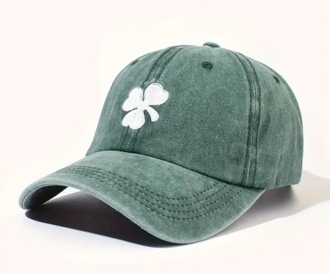 3 Leaf Clover Hat Shamrock, Four Leaf Clover, St. Patrick's Day, Luck of the Irish, Embroidery Pe... | Etsy (US)