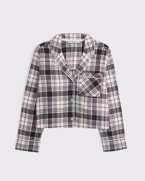 Women's Flannel Sleep Shirt | Women's Sleepwear & Loungewear | Abercrombie.com | Abercrombie & Fitch (UK)