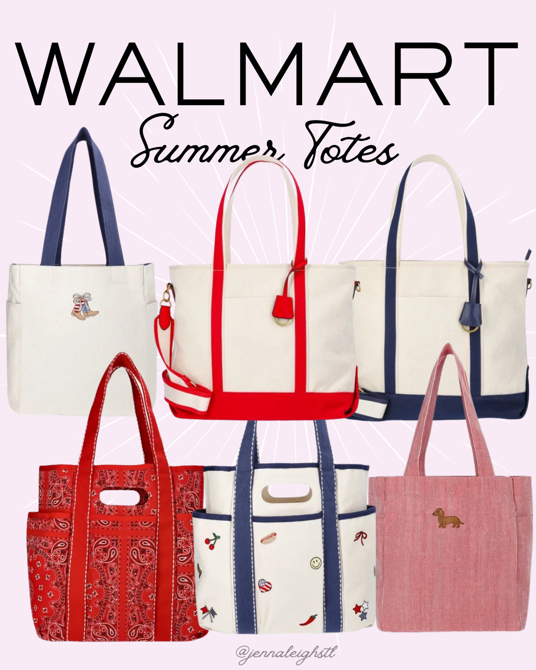 Walmart summer tote roundup 

 #LTKmomlife #LTKSeasonal #LTKTravel