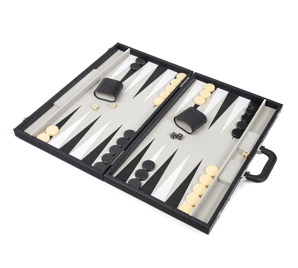 Onyx Black Backgammon Set | Pottery Barn (US)