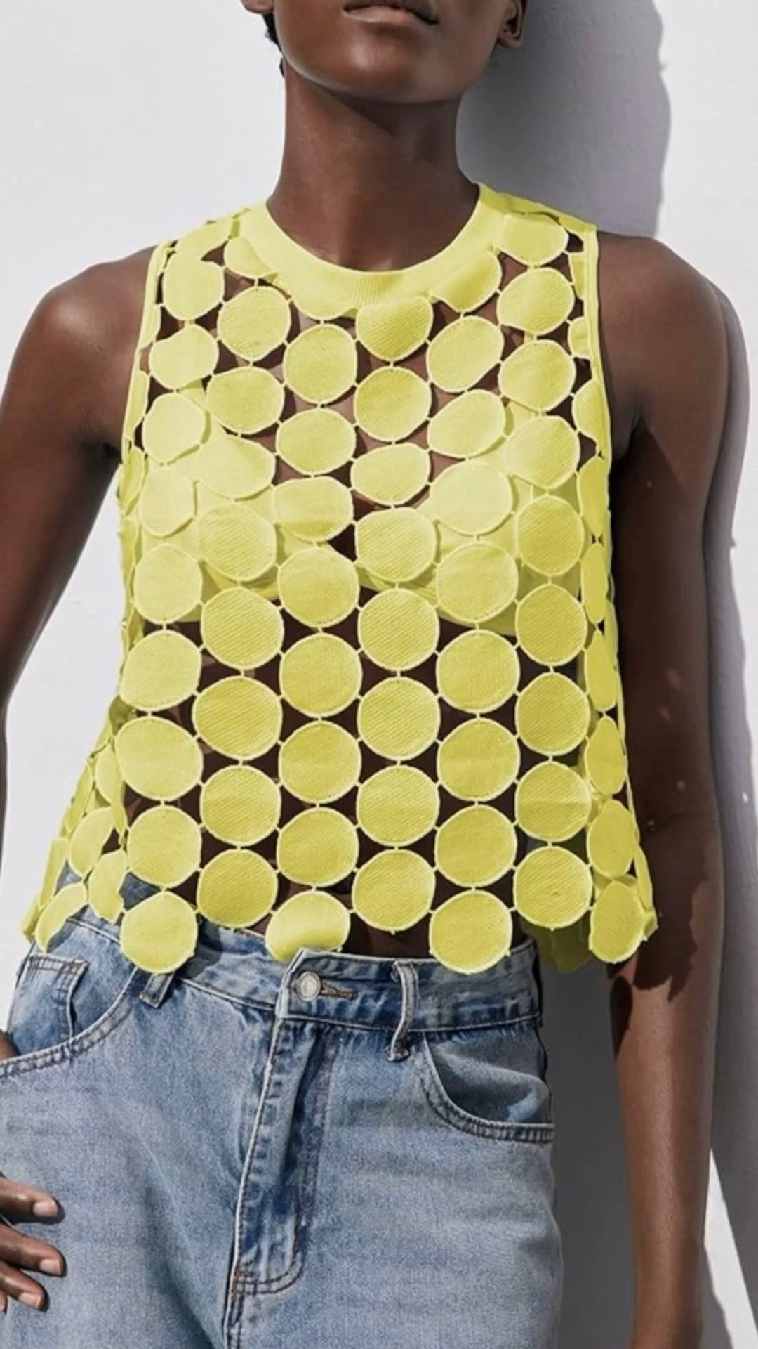 This TOP! So fun for any Summer occasion! 
Love the crisp white and yellow — and of course the black one is a gimme!
Sizing:
Tops fits tts — wearing a medium 
Layered bralettes/tank underneath 

#LTKParties #LTKSummerEdit #LTKFindsUnder50