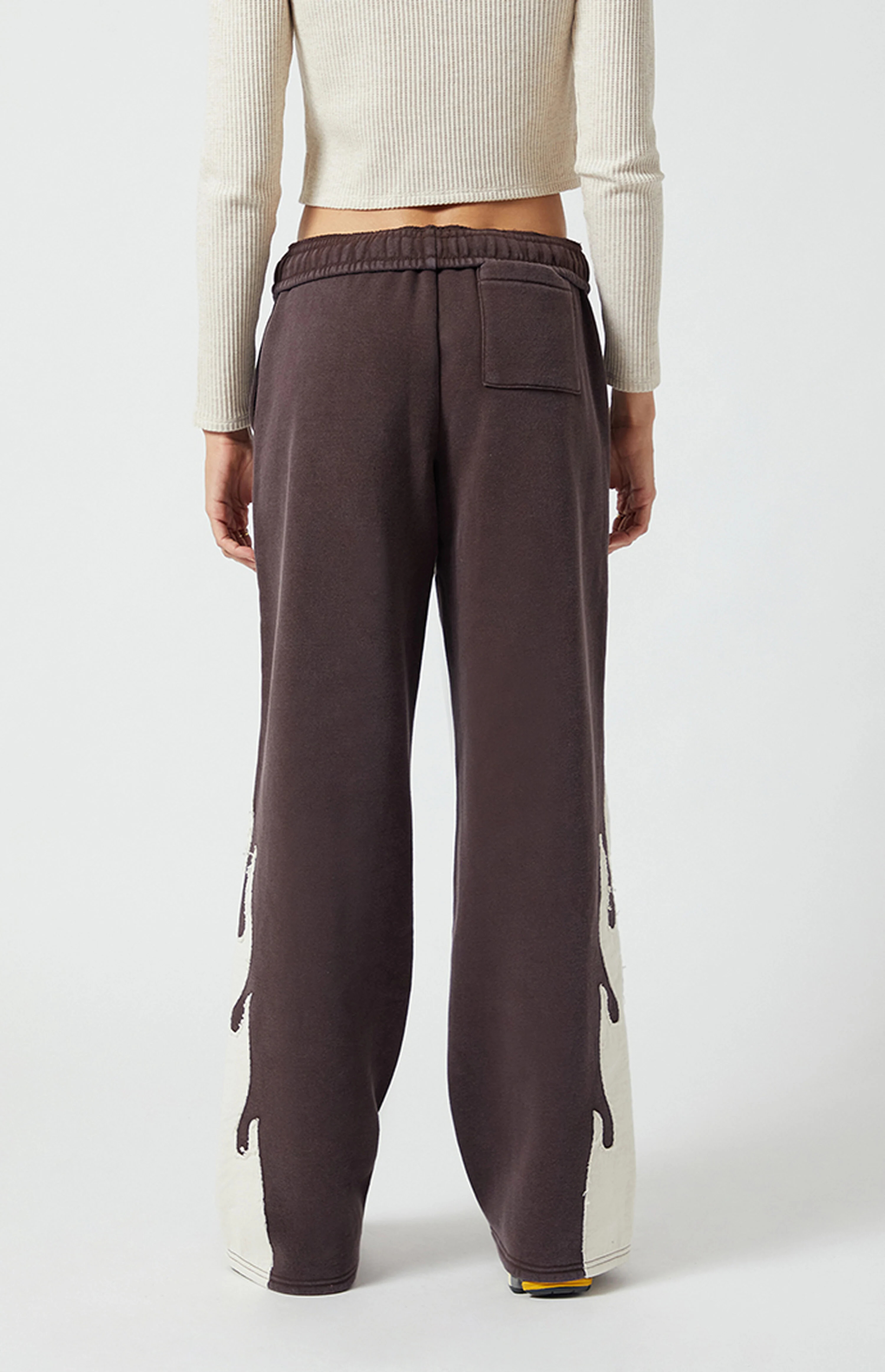 Pacsun Flame Applique Vintage Wash Baggy Sweatpants | PacSun