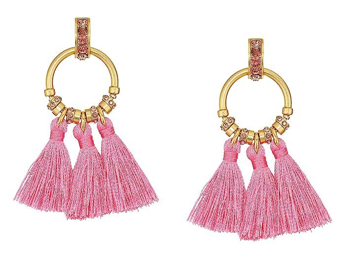 J.Crew Tiki Tassel Earrings (Dusty Begonia) Earring | Zappos