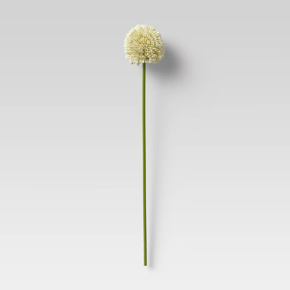 24" Artificial Allium Plant Stem White - Threshold™ | Target