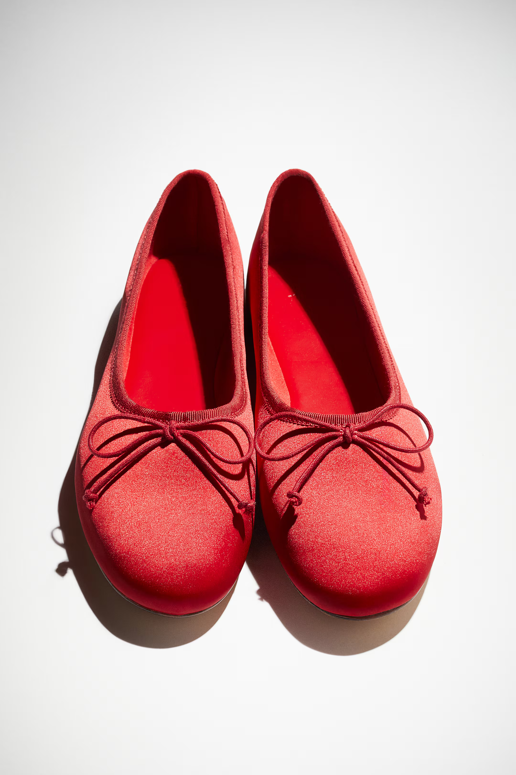 Ballet Flats - Bright red - Ladies | H&M CA | H&M (US + CA)