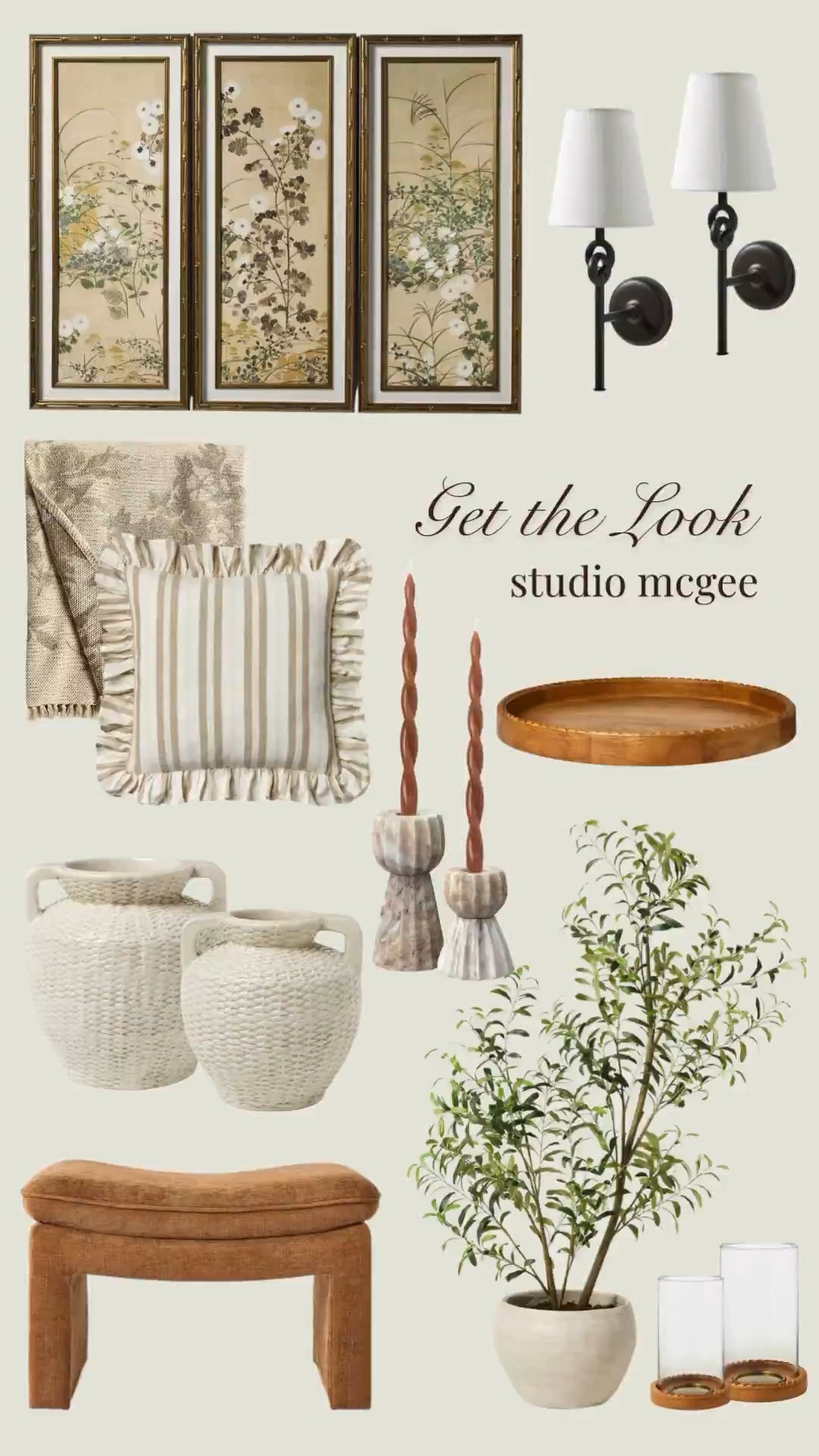 Some of my favorite picks from the new Studio McGee collection at Target! Artwork, wall decor, candlesticks, baskets, console table, ottoman, lamp, entryway, rattan bowl, floral arrangement, vase, cottage decor, organic #LTKWatchNow #LTKStyleTip


#LTKSeasonal #LTKHome #LTKFindsUnder100