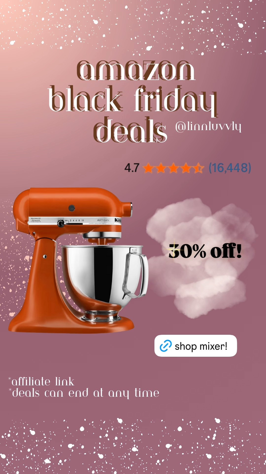 KitchenAid Artisan Series 5 Quart Tilt Head Stand Mixer with Pouring Shield KSM150PS, Scorched Orange

#LTKHome #LTKCyberWeek #LTKSaleAlert