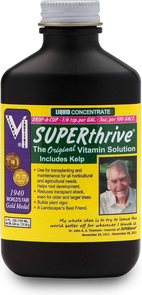 SUPERthrive VI30148 Plant Vitamin Solution, 4 Ounce - 00014 | Amazon (US)