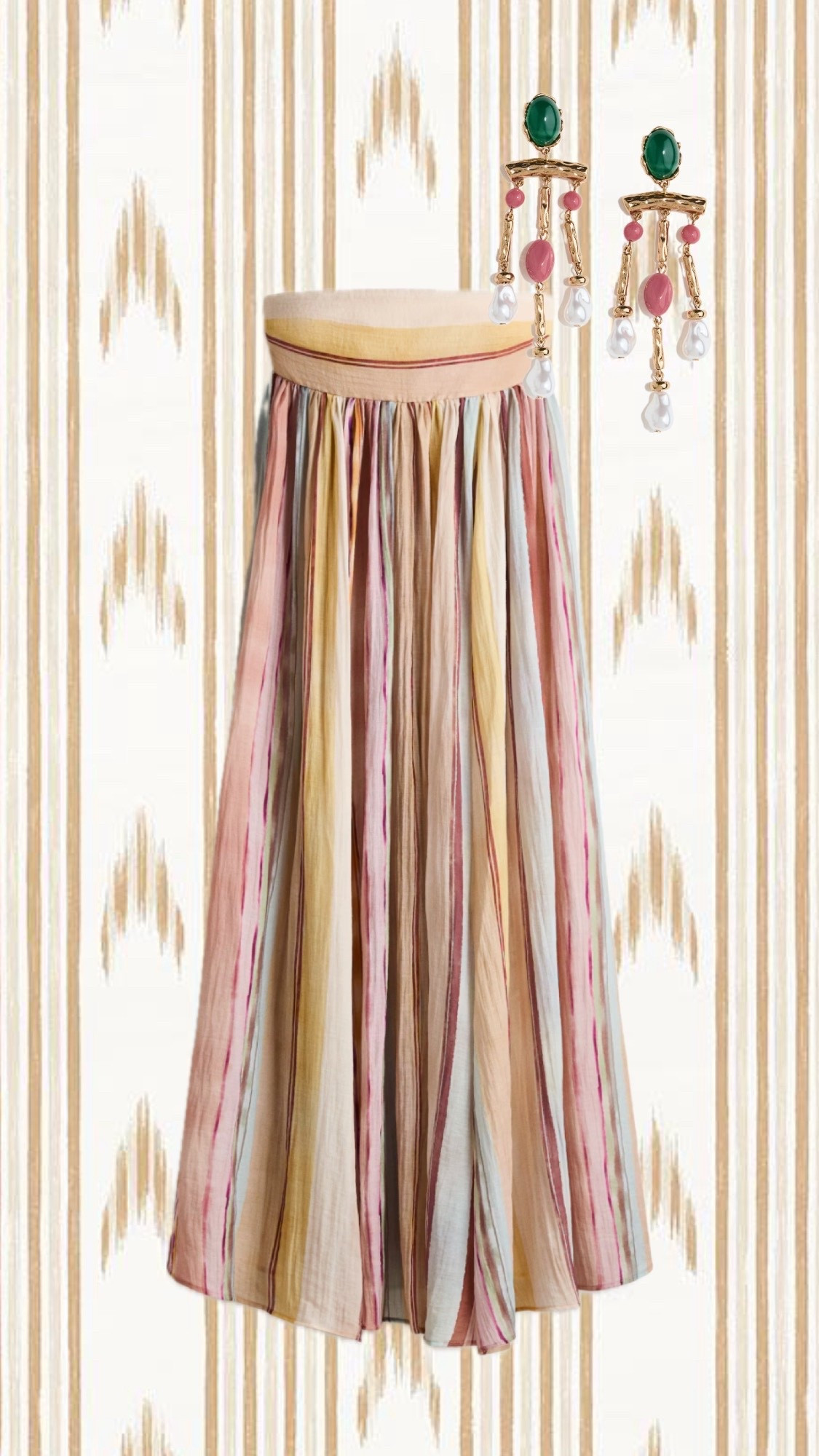 H&M for the win. This bandeau silhouette is super flattering and I adore the stripes for summer. Under $100