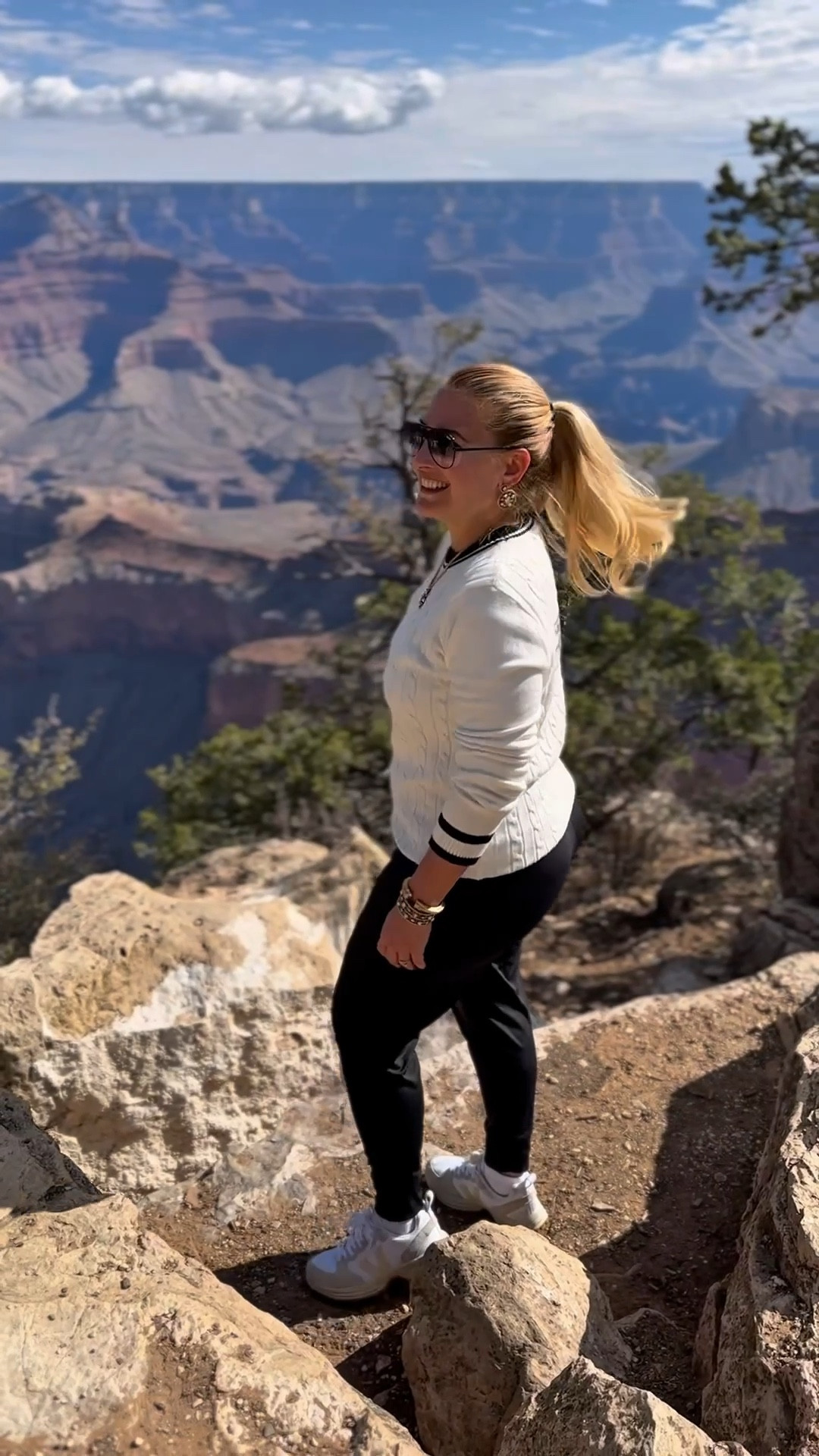 Affordable travel outfit that’s also great for hiking and sightseeing from Amazon.

Wearing a medium sweater and large joggers. 

These joggers are on sale today for $25.99 and normally $34.99.

It was the perfect outfit while visiting the Grand Canyon!

#LTKSeasonal #LTKOver40 #LTKSaleAlert #LTKU #LTKTravel #LTKgrwm #LTKootd #LTKMidsize #LTKActive #LTKfitnessgoals #LTKvlog #LTKdayinmylife